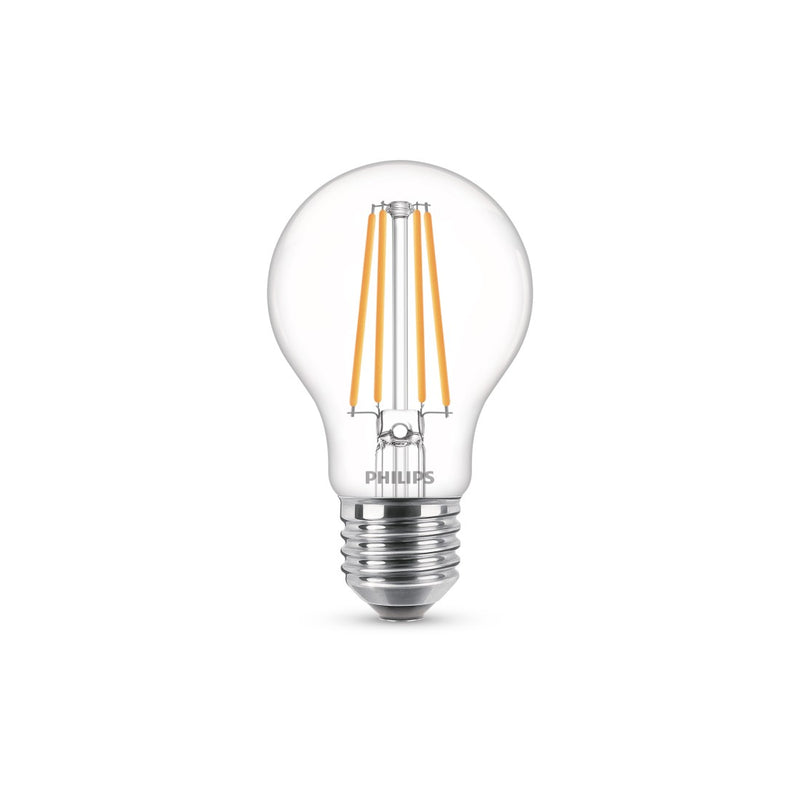3 Lampadine LED 8W | Attacco E27 | Luce calda 2700K | Philips