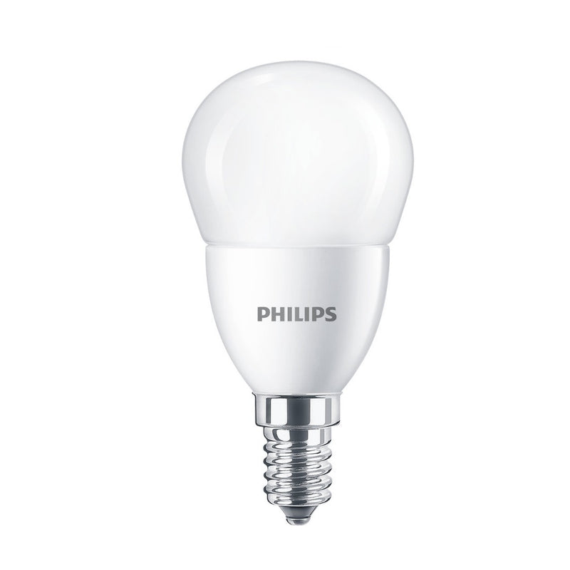 Philips - 2 Lampadine LED a goccia, attacco E14, 7W=60W, luce calda 2700K, cod. 929001325232