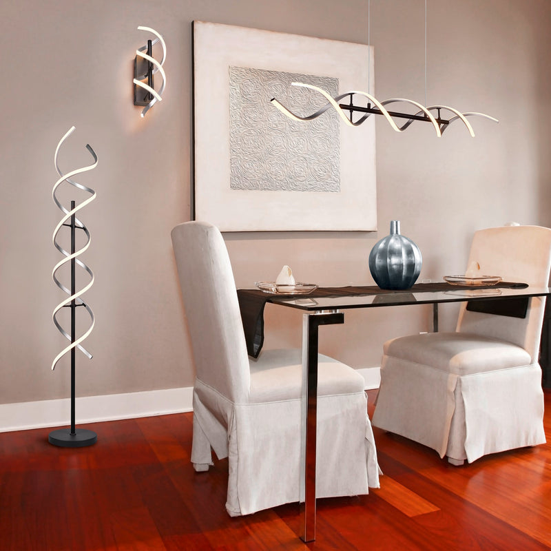 Piantana LED 4000 lumen 2300–4000K con interruttore a tocco touchdimmer