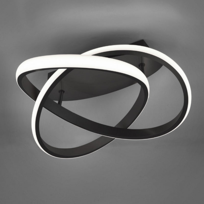 Plafoniera Course LED 18W grigio antracite SwitchDimmer 3000K