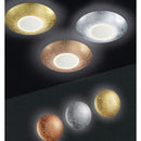 Plafoniere ed Applique LED oro design elegante con vetro centrale