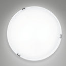 plafoniera da soffitto con 2 portalampada e27 in vetro alabastro