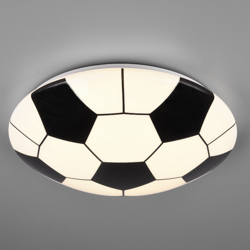 Lampada da soffitto LED tema calcio cameretta bambini