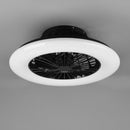 plafoniera LED con ventilatore integrato e luce regolabile CCT, ideale per camere moderne e uffici