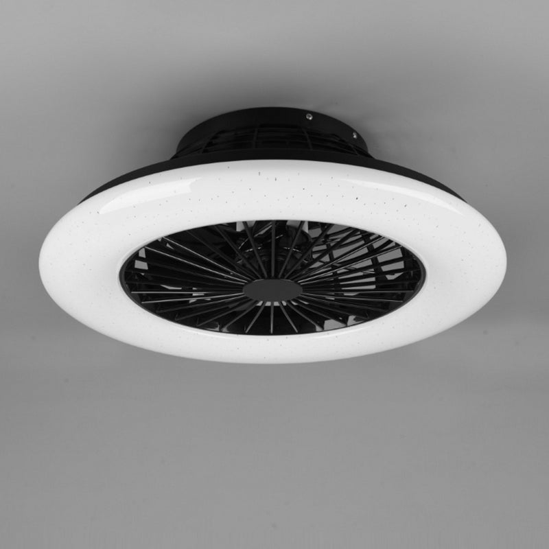 plafoniera LED con ventilatore integrato e luce regolabile CCT, ideale per camere moderne e uffici
