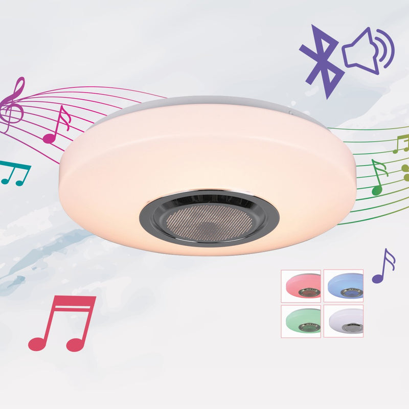 Plafoniera LED RGB dimmerabile 3000K con telecomando