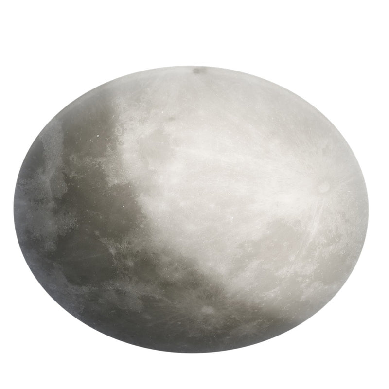 Plafoniera decorativa effetto luna 40 cm moderna