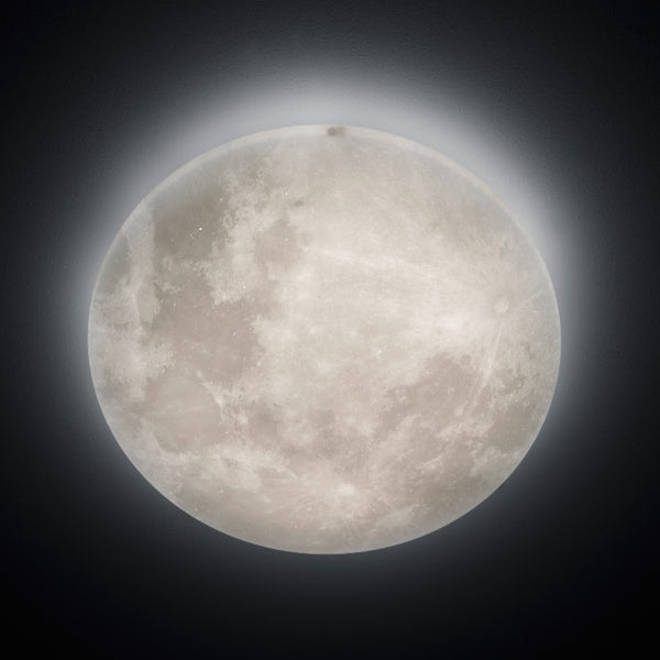 Plafoniera LED Lunar Ø40 cm 22W dimmerabile con telecomando