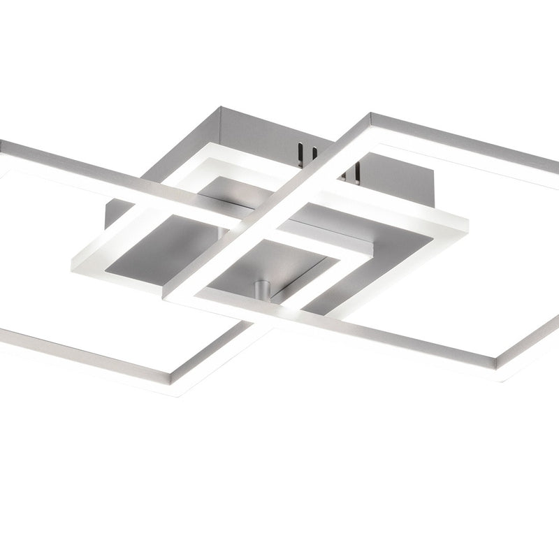 Lampada da soffitto 25W con luce bianco caldo 3000K e dimmer a interruttore.