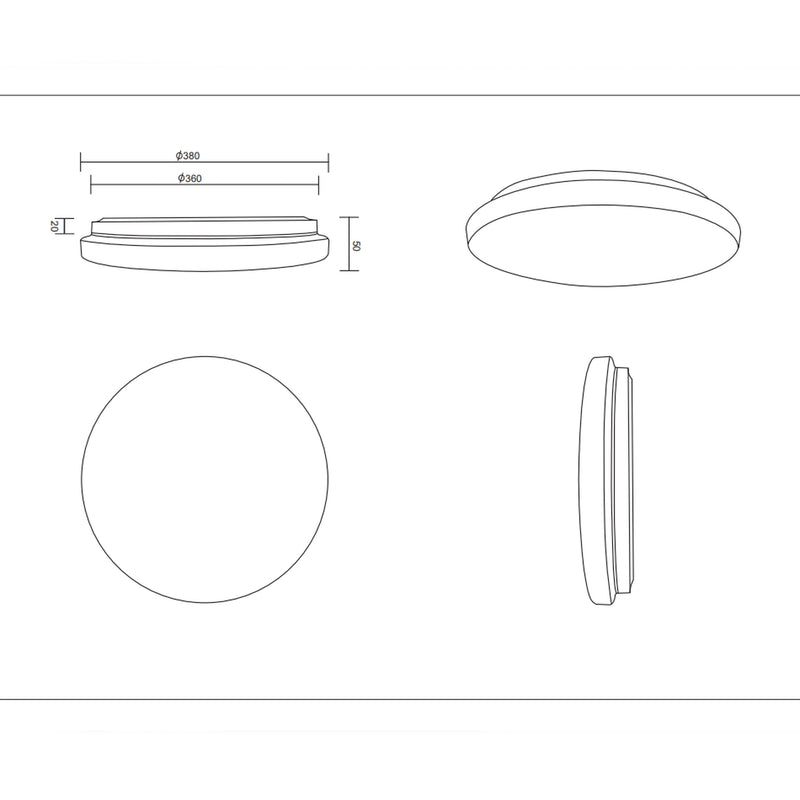 Kira R62381100 | Plafoniera LED RGB | TRIO Lighting