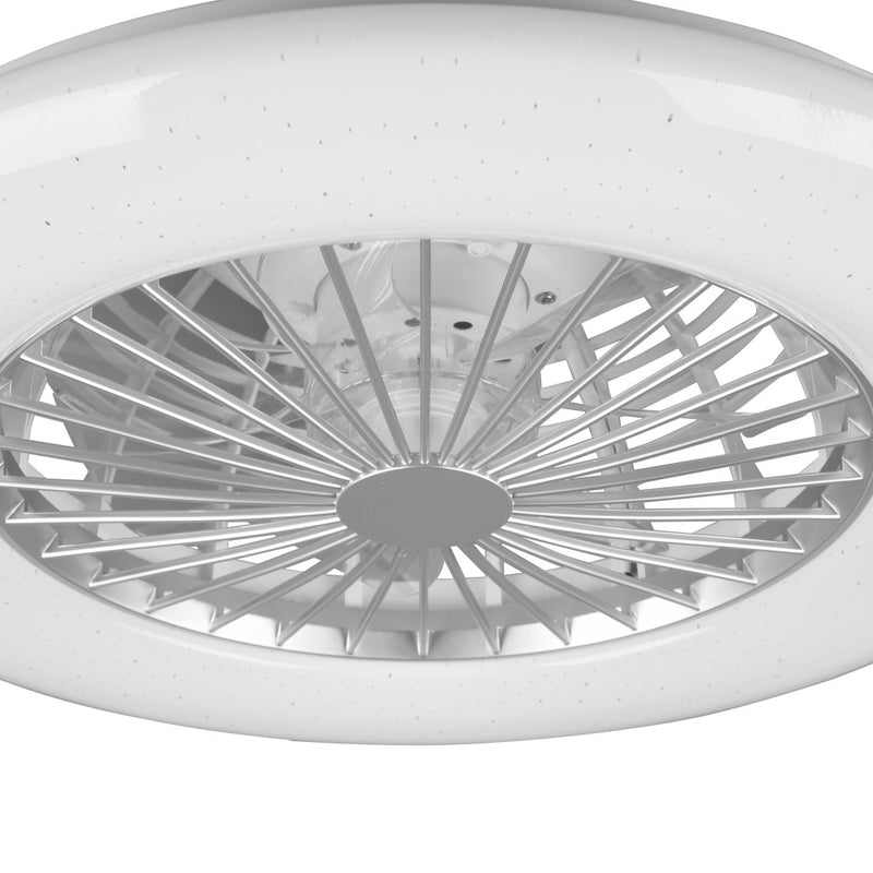 lampada da soffitto STRALSUND con effetto stelle, funzione notte e telecomando