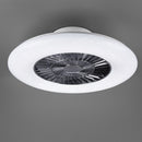 plafoniera LED da soffitto con ventilatore silenzioso e luce regolabile CCT per camera o soggiorno