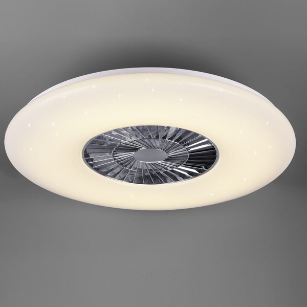 Plafoniera LED Visby XXL Ø75 cm con ventilatore integrato