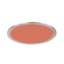 Plafoniera moderna acciaio satinato luce bianco dinamico