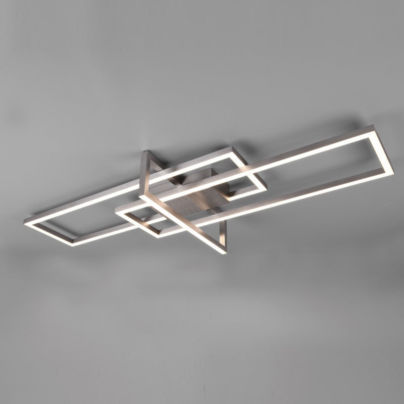 Salinas 620310307 | Plafoniera LED | Acciaio spazzolato | Trio Lighting