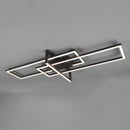 Plafoniera Salinas LED 34W nera SwitchDimmer 3000K