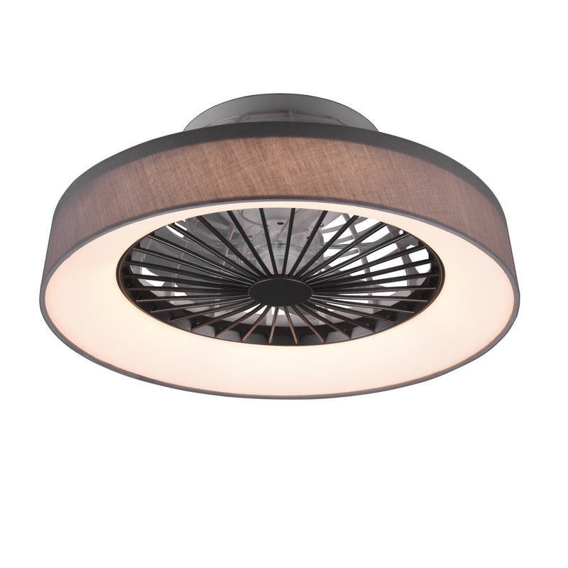 Faresund R62662111 | Plafoniera LED tessuto | Ventilatore da soffitto