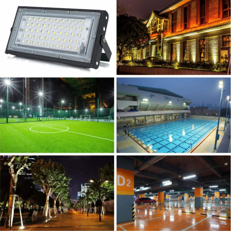 Proiettore LED 50W con moduli giuntabili IP65
