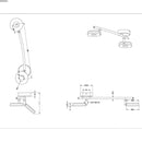 Lampada Rennes 2 Faretti LED Orientabili Cromo 8W Totali 700lm Luce Calda 3000K