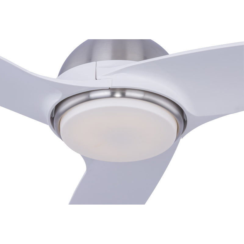 Rolando - Ventilatore moderno con luce LED 22W, bianco CCT variabile, dimmerabile, telecomando incluso, Globo Lighting