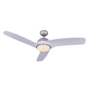 Rolando - Ventilatore moderno con luce LED 22W, bianco CCT variabile, dimmerabile, telecomando incluso, Globo Lighting