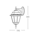 Roma Bianco | Applique da Esterno | Intec Fan Europe