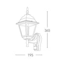 Applique Roma | Lampade da Esterno | Intec Fan Europe