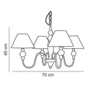 Lampadario Romance | Illuminazione Shabby chic | Seynave