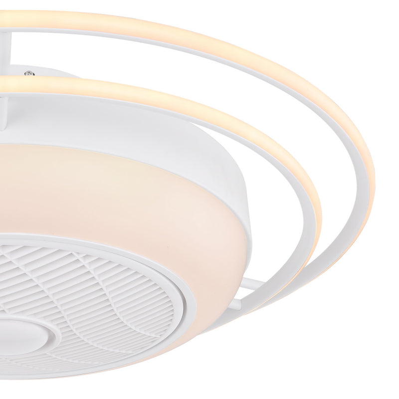 Romario - Plafoniera LED con ventilatore