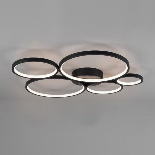 Rondo 622610532 | Plafoniera LED moderna | Nero