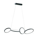 Lampadario Rondo | Illuminazione moderna LED | Nero