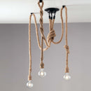 Plafoniera ROPE | Lampade vintage corda | Fan europe