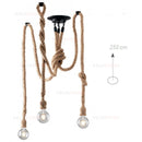 Plafoniera ROPE | Lampadari vintage corda | Fan europe