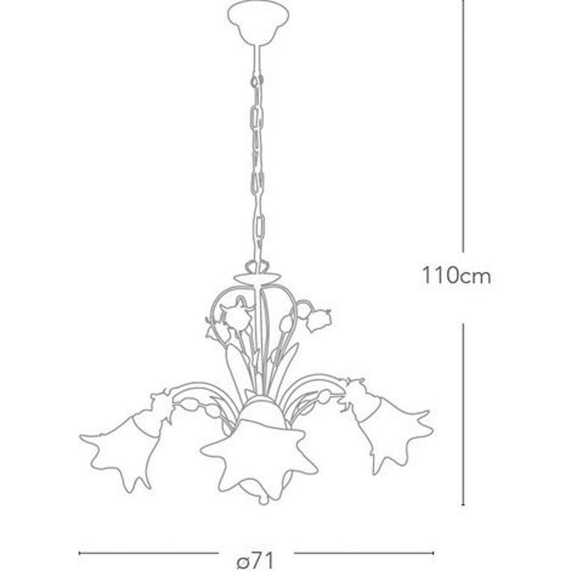 Lampadario ROSE | Illuminazione classica | Fan Europe