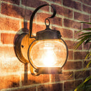 Applique Rustyca | Lampada da esterno | Lanterna rustica corten