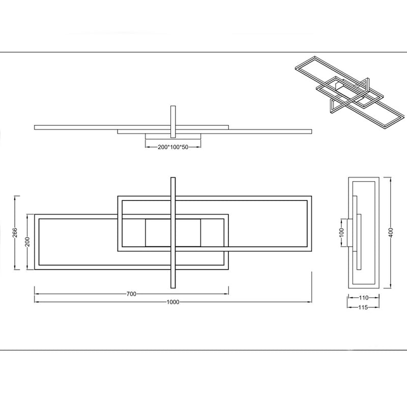 Plafoniere Salinas | Illuminazione LED moderne | Trio Lighting