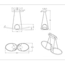 Sansa R32751131 | Lampadari moderni LED | Trio Lighting