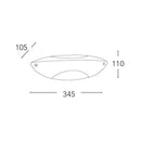 Seattle | Applique da Esterno | Illuminazione da Giardino | Intec Fan Europe