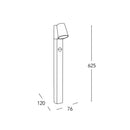 Sintesi | Lampioncino LED Nero | Luci da Giardino | Intec Fan Europe