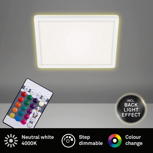 Slim | Plafoniera LED RGB | Pannelli Luminosi | Briloner