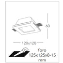Faretti da incasso in gesso | Luci per Cartongesso | Illuminazione Controsoffitti