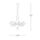 Lampadario Soffio | Dimensioni | Fan Europe