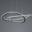 Lampadario LED Oakland luce calda 3000K Ø70cm