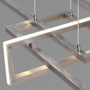 Sospensione LED acciaio spazzolato dimmerabile 3 livelli