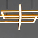 Sospensione LED nero e oro dimmerabile 3 livelli