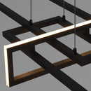 Sospensione LED nera dimmerabile 3 livelli interruttore