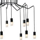 Spider | Sospensione LED Moderna | Nero