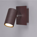 Spot GU10 ruggine per ambienti rustico moderni con corpo orientabile e design compatto