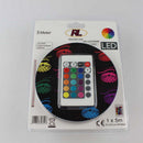 Kit 5 metri di striscia led con trasformatore e telecomando luce bianca o colorata rgb