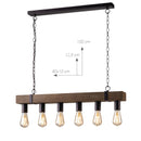 Lampadario TEXAS | Illuminazione rustica | Fan Europe